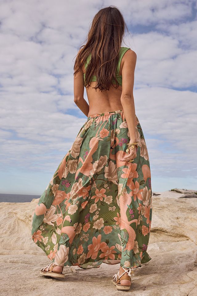 SPELL Floridian Maxi Skirt - Sage - The Salty BabeDresses