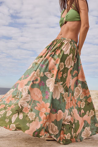 SPELL Floridian Maxi Skirt - Sage - The Salty BabeDresses
