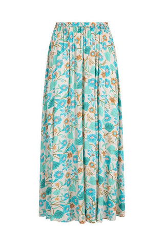 SPELL Goldie Maxi Skirt - Lagoon - The Salty BabeSkirts