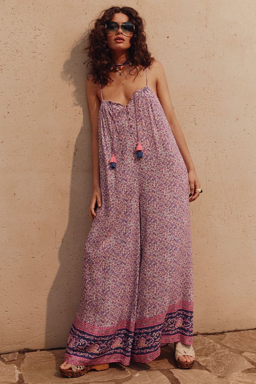 SPELL Little Bird Jumpsuit - Berry - The Salty BabeJumpsuits