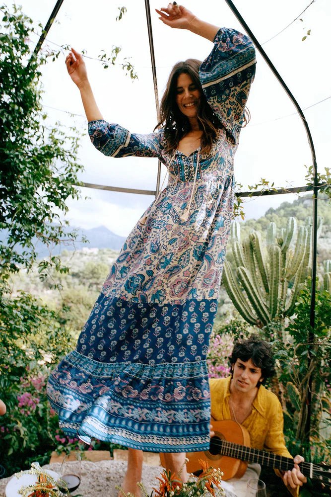 SPELL Marmont Gown - Lapis - The Salty BabeDresses