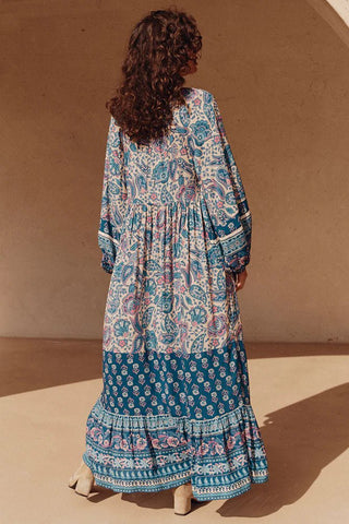 SPELL Marmont Gown - Lapis - The Salty BabeDresses