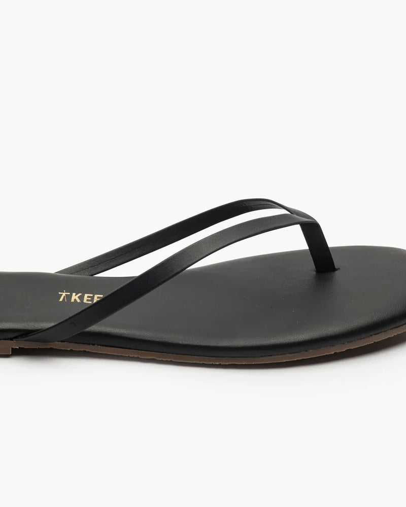 TKEES Lily Square Toe sandal-Black