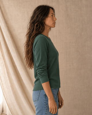 Stacey Long Sleeve Top - Pine Grove - The Salty BabeLong Sleeve Tops