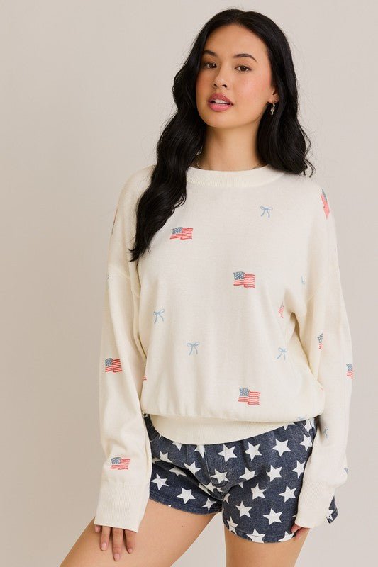 Stars, Stripes & Bows Sweater - The Salty BabeSweaters