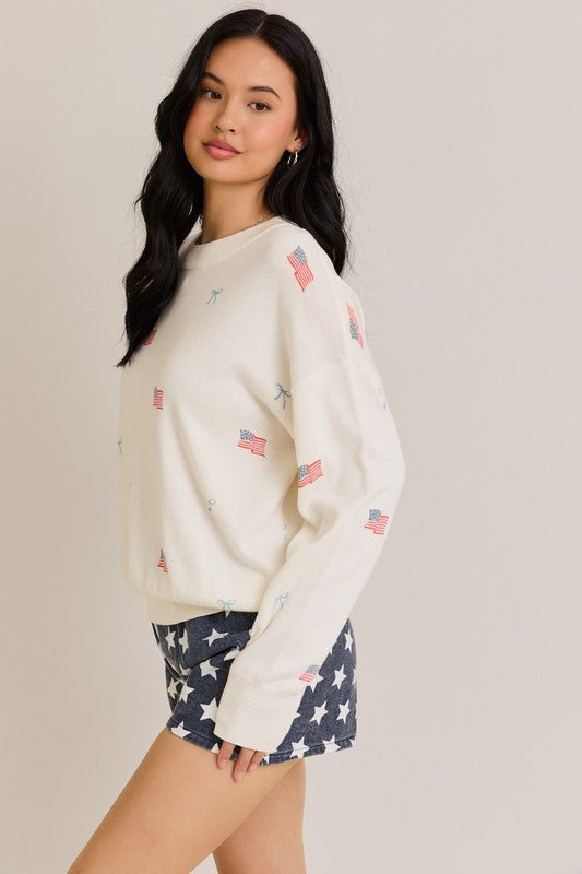 Stars, Stripes & Bows Sweater - The Salty BabeSweaters