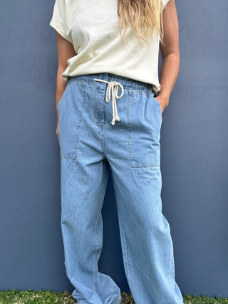 Stateside Wide Leg Pants - The Salty BabeDenim Pants