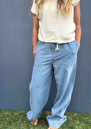 Stateside Wide Leg Pants - The Salty BabeDenim Pants