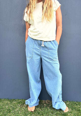 Stateside Wide Leg Pants - The Salty BabeDenim Pants