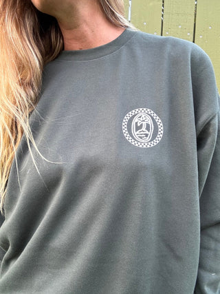 Stoke Street Crew Sweatshirt - Alpine - The Salty BabeFleece Tops