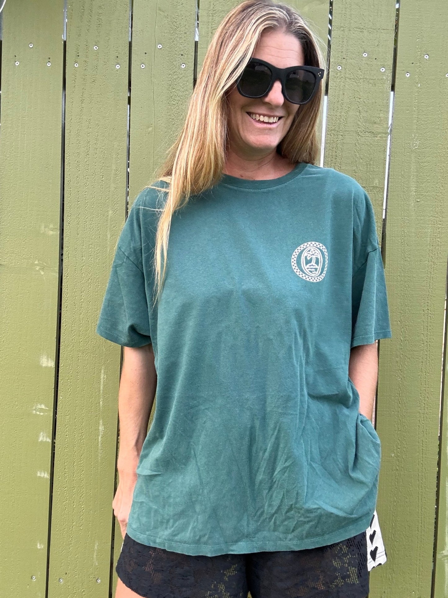 Stoke Street Oversized Tee - Alpine - The Salty BabeGraphic Tee Shirts