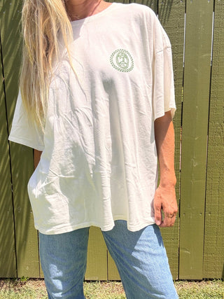 Stoke Street Oversized Tee - Ivory - The Salty BabeGraphic Tee Shirts