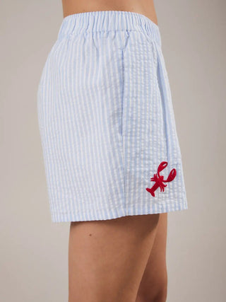 Stripe & Snap Boxer Shorts - The Salty BabeShorts