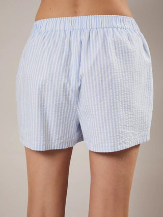 Stripe & Snap Boxer Shorts - The Salty BabeShorts
