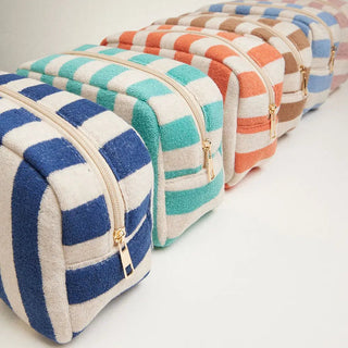 Striped Pattern Cosmetic Pouch Bag - The Salty BabePouch