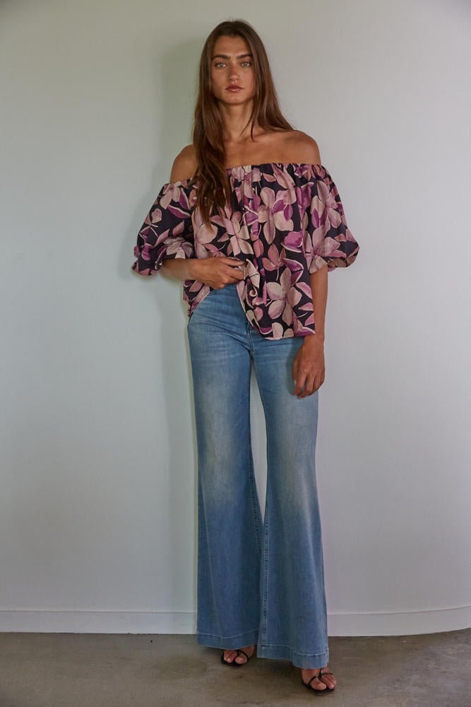 Suki Floral Top - The Salty BabeTop