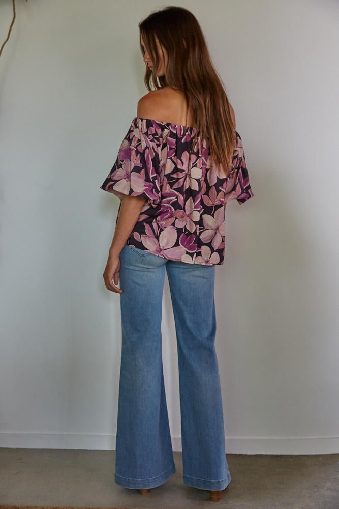 Suki Floral Top - The Salty BabeTop