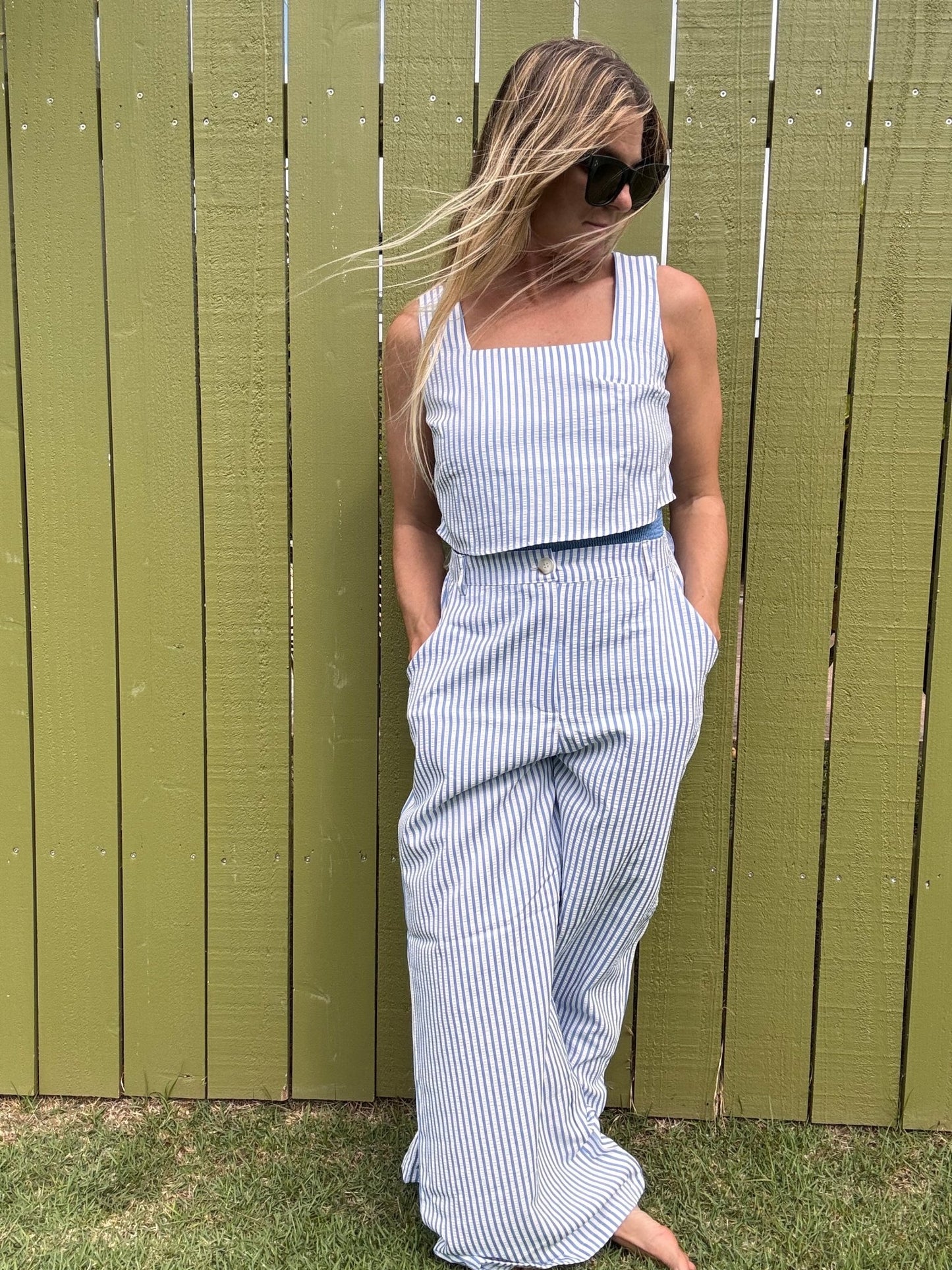 Summer in Love Striped Top - The Salty BabeTop