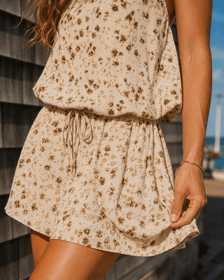 Sun Chaser Halter Mini Dress - The Salty BabeDresses