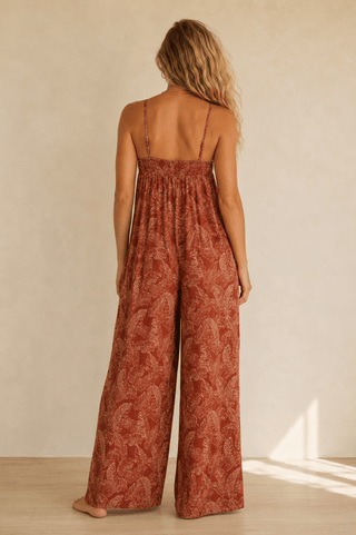 Sun-Worn Leaf Jumpsuit - The Salty BabeJumpsuits