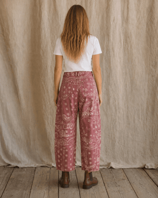 Sundance Paisley Pants-Berry Rouge - The Salty BabePants
