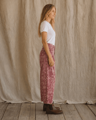 Sundance Paisley Pants-Berry Rouge - The Salty BabePants
