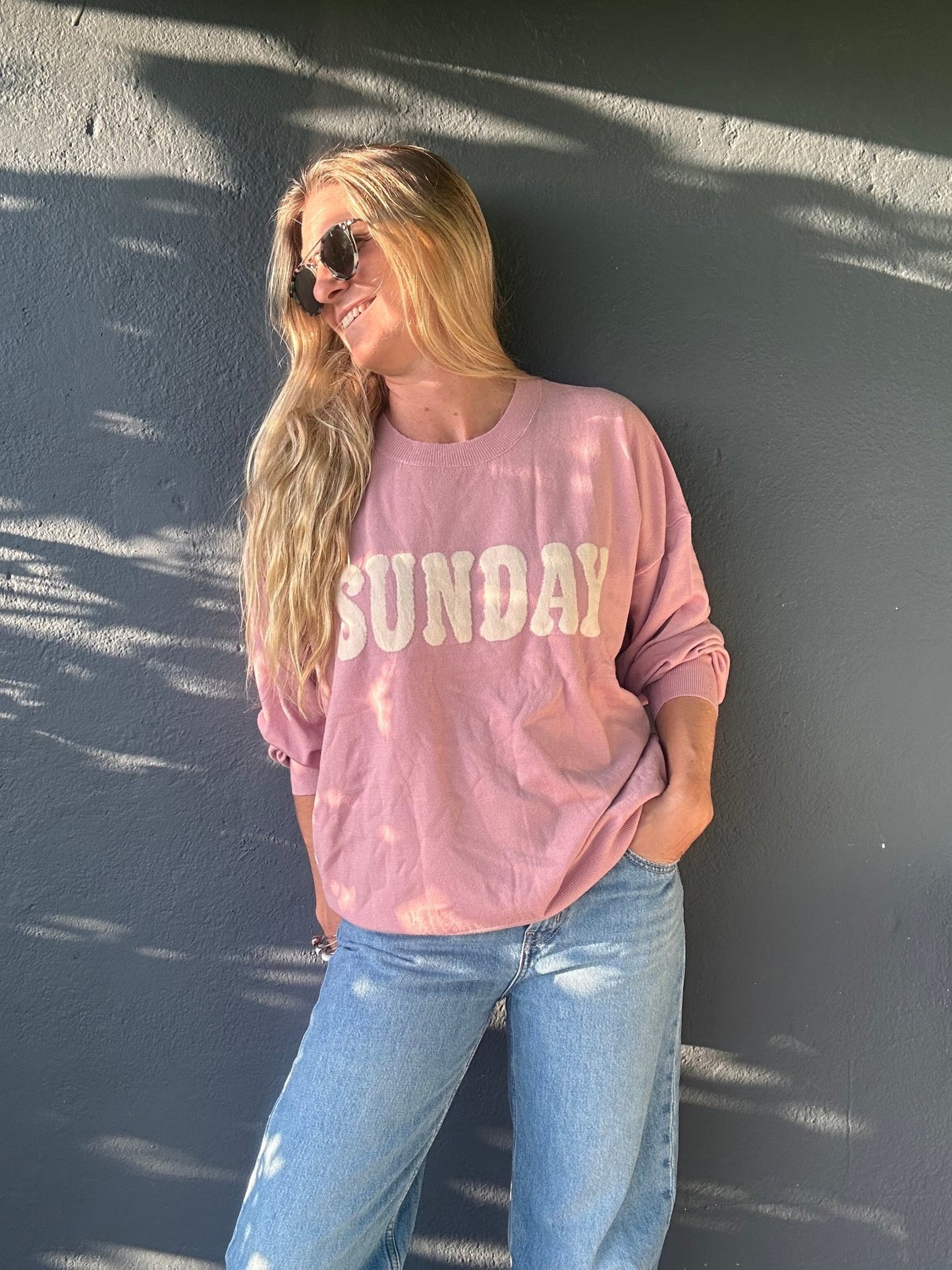 Sundays in Pink sweater - The Salty BabeSweaters