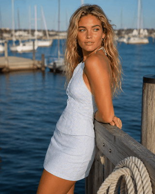 Sunny Stripe Bloom Mini Skirt - The Salty BabeSkirts
