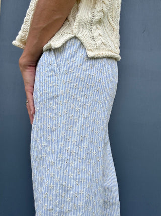 Sunny Stripe Bloom Pants - The Salty BabePants