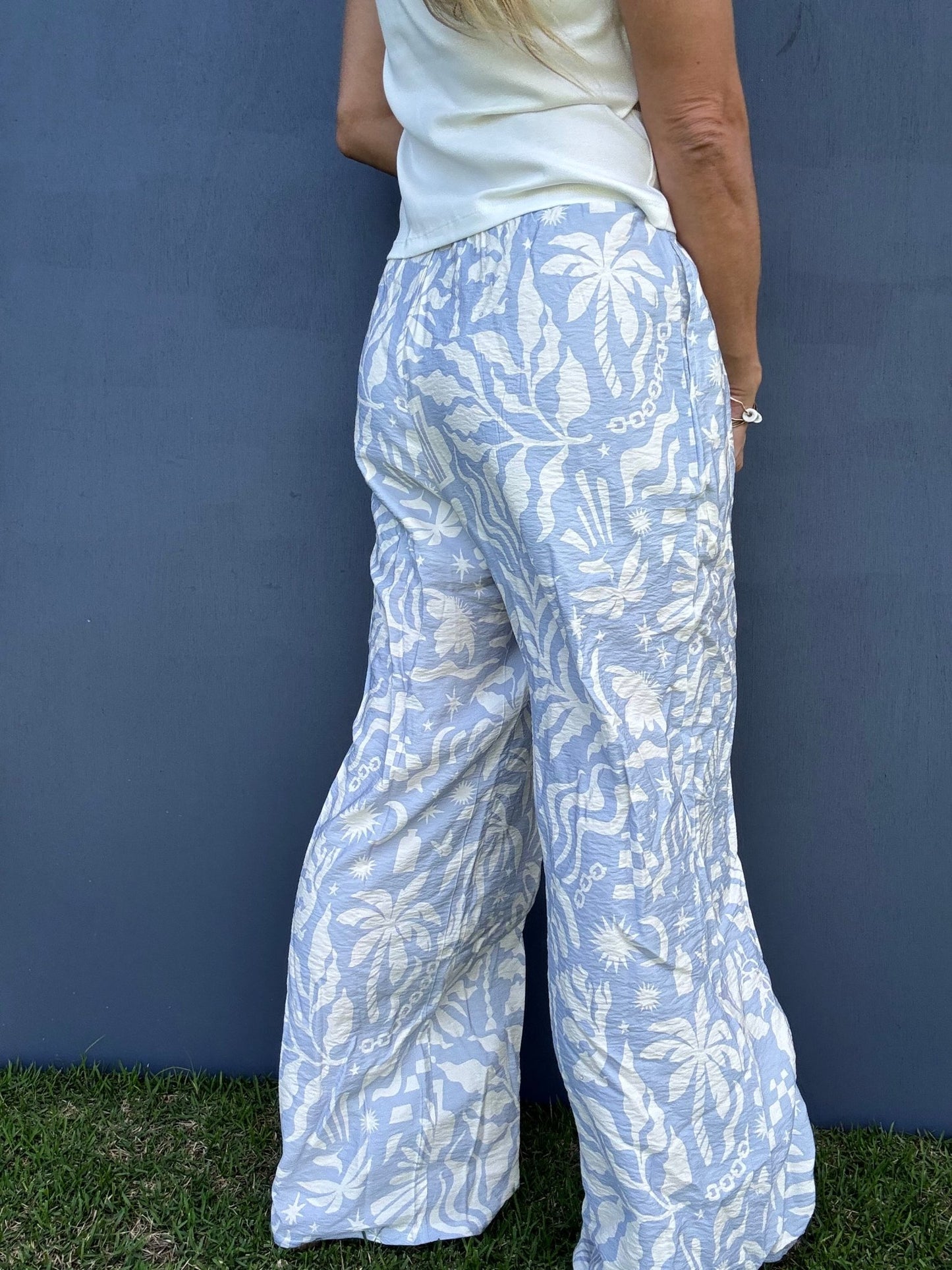 Sunny Stroll Wide - Leg Pants - The Salty BabePants