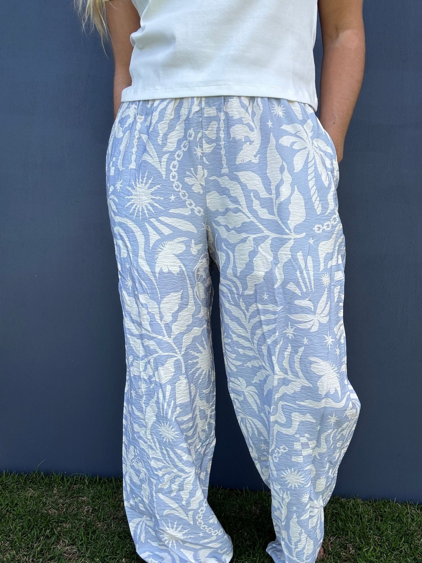 Sunny Stroll Wide - Leg Pants - The Salty BabePants