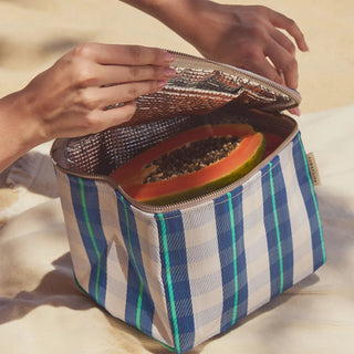 SUNNYLIFE Nylon Lunch Cooler Bag - La Mer Blue Neon - The Salty BabeBags