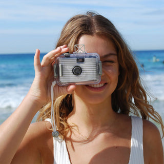 SUNNYLIFE Underwater Camera - Seagrass Stripe - The Salty Babe