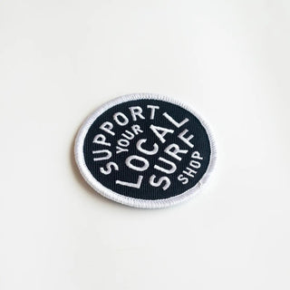 Support Your Local Surf Shop Embroidered Patch - The Salty BabeGift