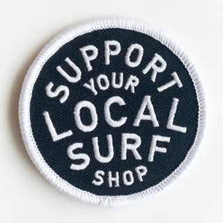 Support Your Local Surf Shop Embroidered Patch - The Salty BabeGift