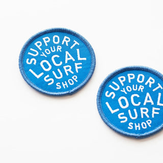 Support Your Local Surf Shop Embroidered Patch - The Salty BabeGift