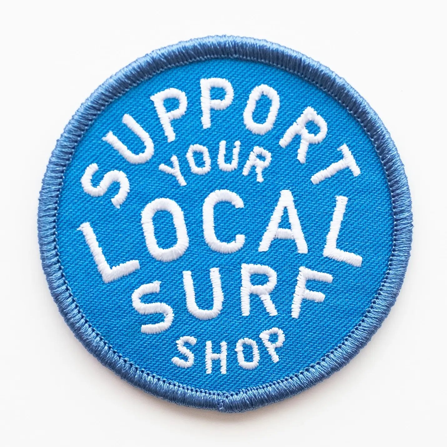 Support Your Local Surf Shop Embroidered Patch - The Salty BabeGift