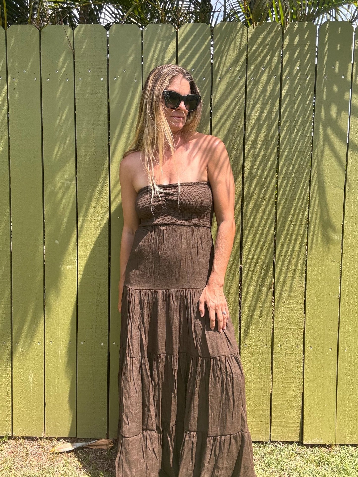 Sweet Mocha Tiered Maxi Dress - The Salty BabeDresses