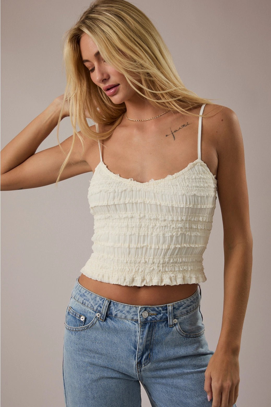 Sweet Ruffle Top - The Salty BabeTop
