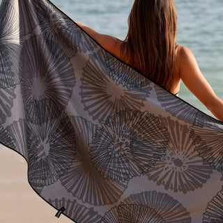 TAG ALOHA Beach Towel - ʻOpihi Ahina - The Salty BabeBeach Towel