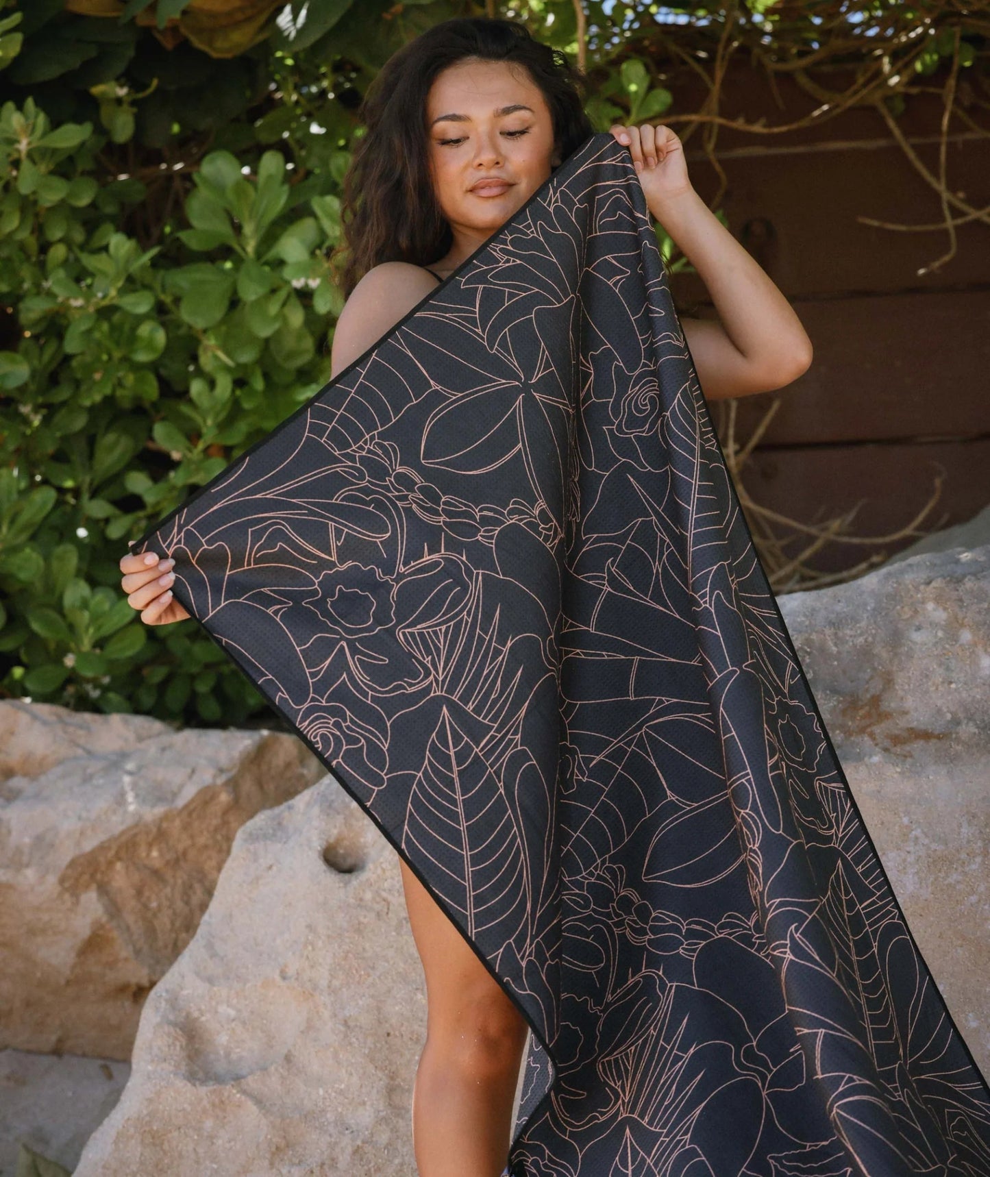 TAG ALOHA Beach Towel - Ua Body Nahele - The Salty BabeBeach Towel