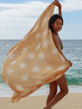 TAG ALOHA Gold Tiare Pareo - The Salty BabePareo