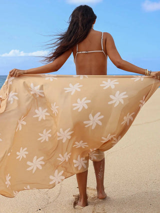 TAG ALOHA Gold Tiare Pareo - The Salty BabePareo