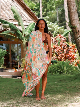 TAG ALOHA Kailua Blooms Pareo - The Salty BabePareo