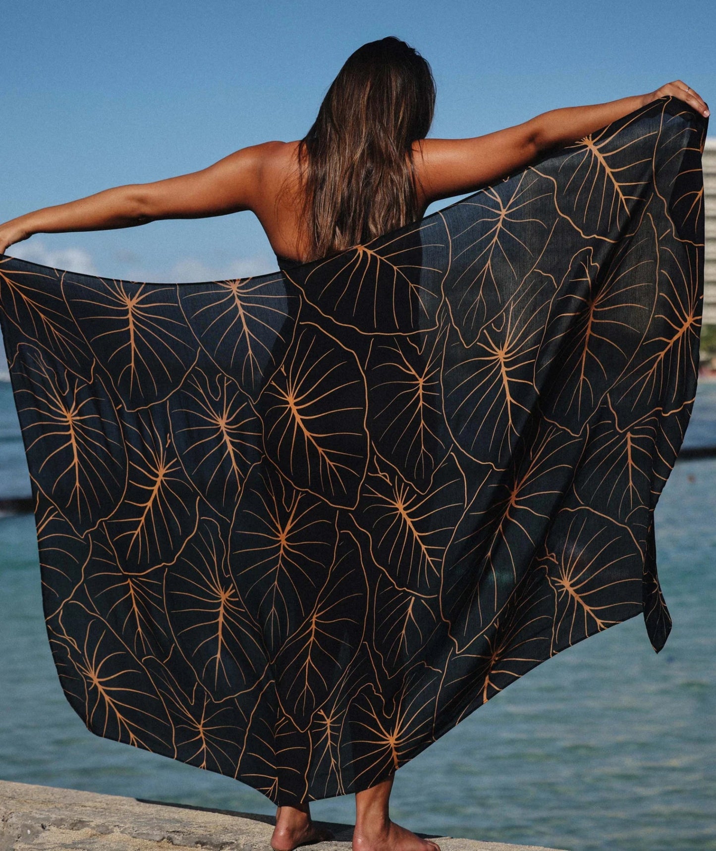 TAG ALOHA Kalo Pareo - Gołd - The Salty BabeCover Up