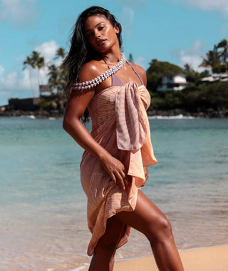 TAG ALOHA Opihi Pareo sarong - The Salty BabeBeach