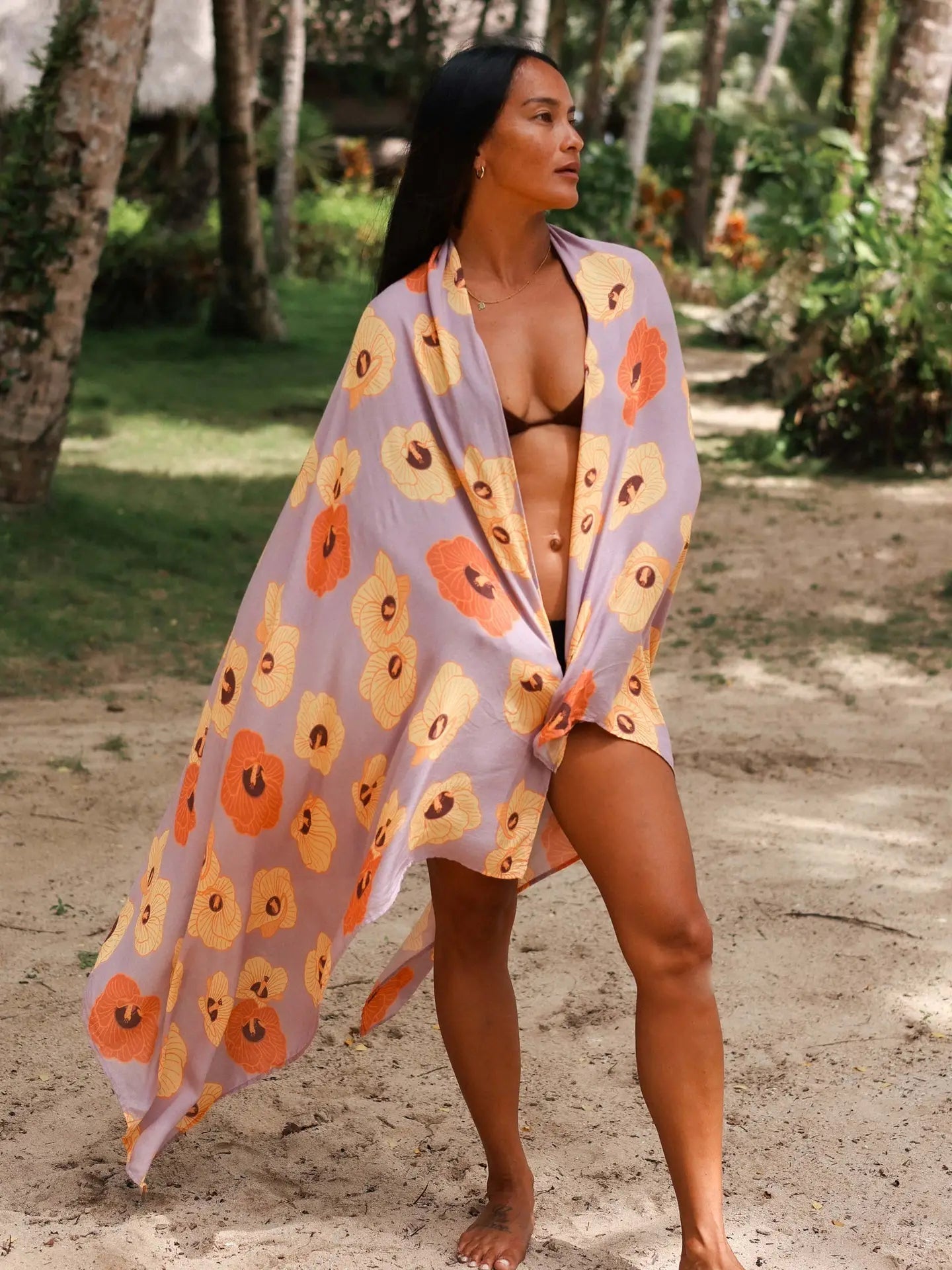 TAG ALOHA Pareo - Hau Blossom - The Salty BabePareo