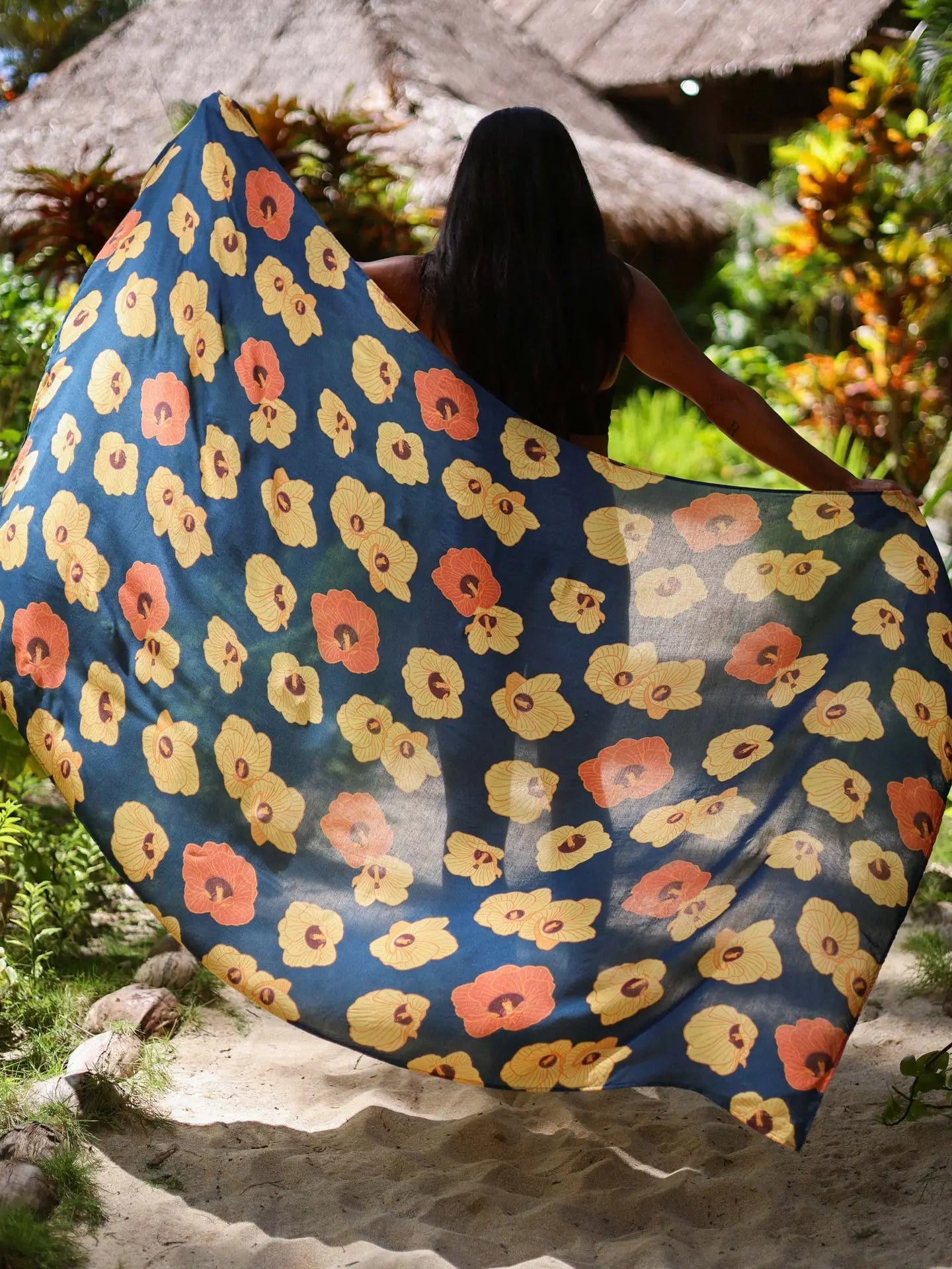 TAG ALOHA Pareo - Navy Hau - The Salty BabePareo