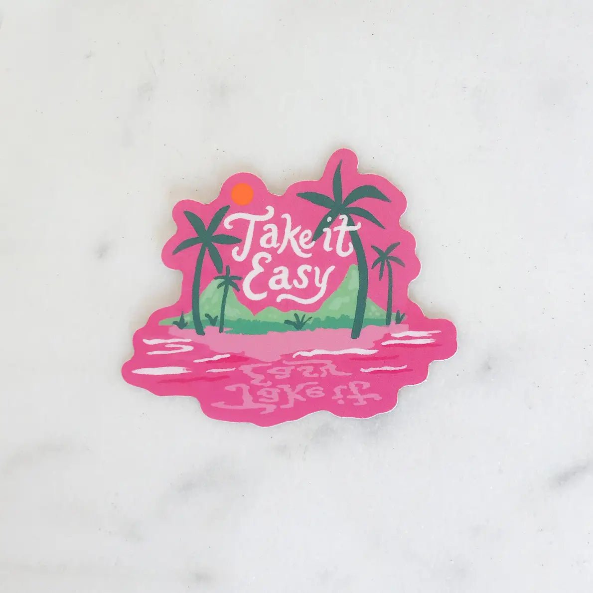 Take it Easy Island sticker - The Salty BabeGift