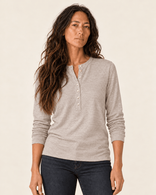 Taryn Top - Heather Taupe | The Salty Babe